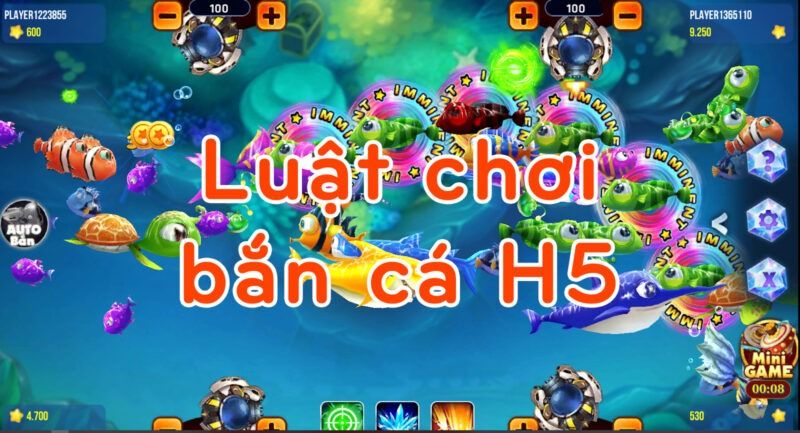Game bắn cá H5 - Tựa game bắn cá cực hot BancaH5 7 Luật chơi bắn cá H5 chi tiết
